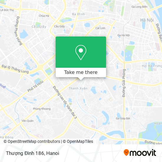 Thượng Đình 186 map