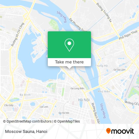 Moscow Sauna map