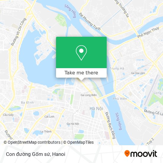 Con đường Gốm sứ map