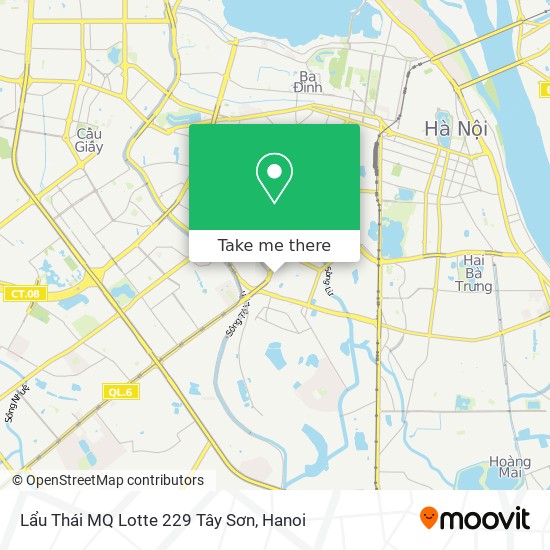 Lẩu Thái MQ Lotte 229 Tây Sơn map