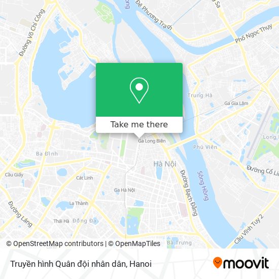 Truyền hình Quân đội nhân dân map
