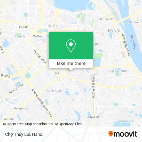 Chợ Thủy Lợi map