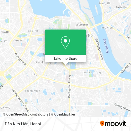 Đền Kim Liên map