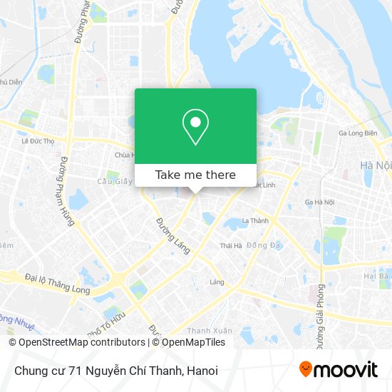 Chung cư 71 Nguyễn Chí Thanh map