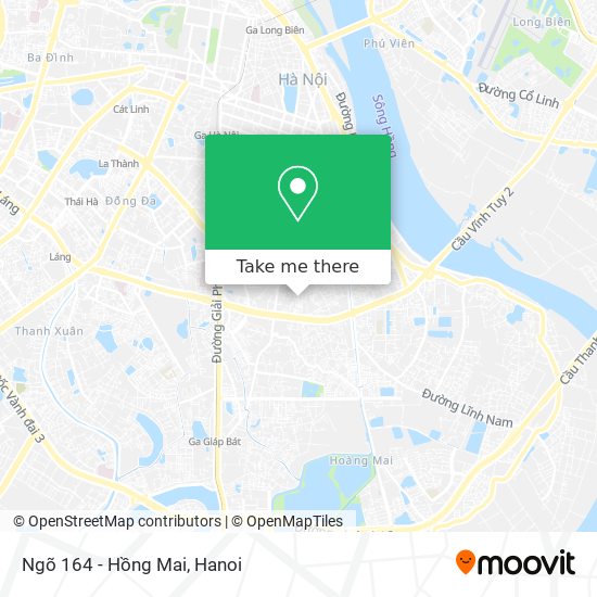 Ngõ 164 - Hồng Mai map