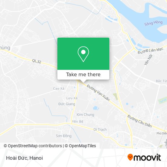 Hoài Đức map