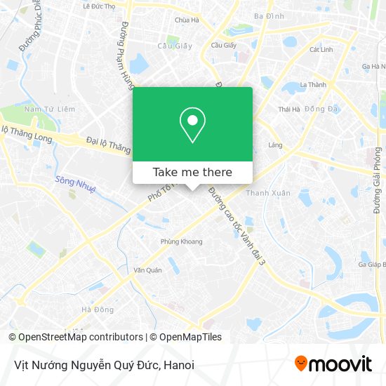 Vịt Nướng Nguyễn Quý Đức map