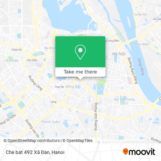 Chè bát 492 Xã Đàn map