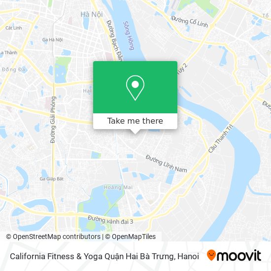 California Fitness & Yoga Quận Hai Bà Trưng map