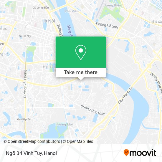Ngõ 34 Vĩnh Tuy map