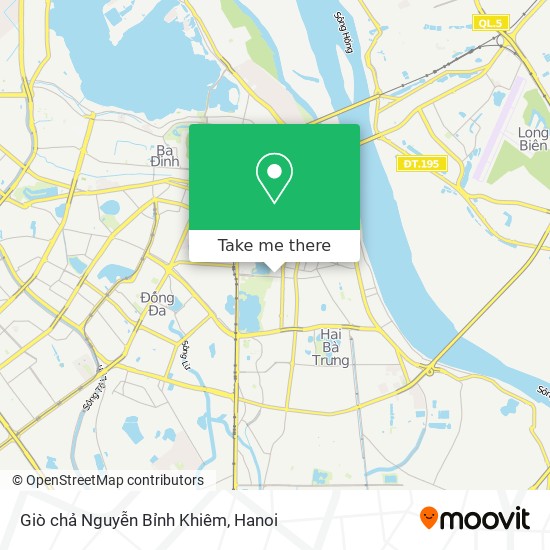 Giò chả Nguyễn Bỉnh Khiêm map