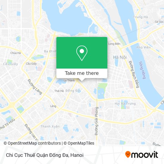 Chi Cục Thuế Quận Đống Đa map