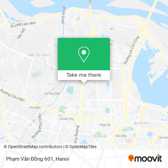 Phạm Văn Đồng 601 map