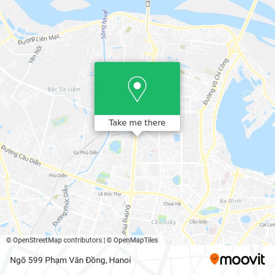 Ngõ 599 Phạm Văn Đồng map
