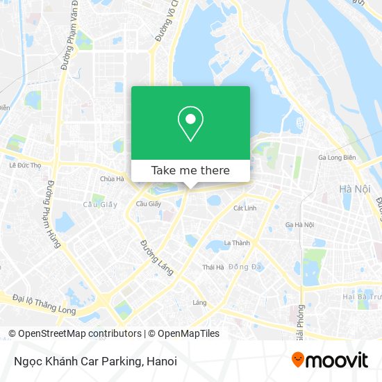 Ngọc Khánh Car Parking map