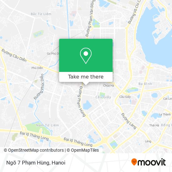 Ngõ 7 Phạm Hùng map
