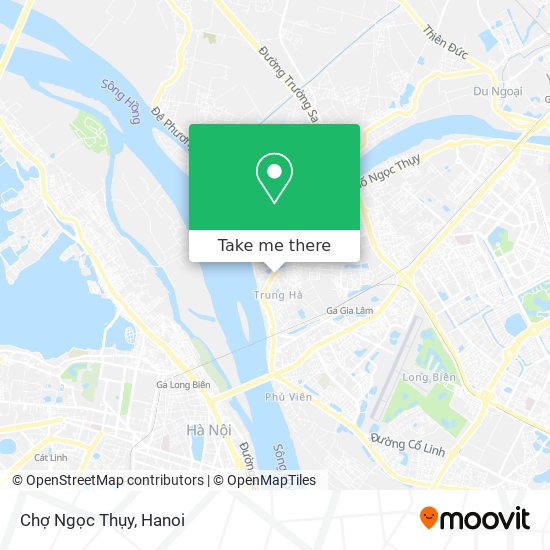 Chợ Ngọc Thụy map