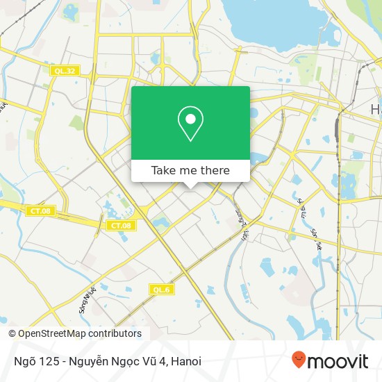 Ngõ 125 - Nguyễn Ngọc Vũ 4 map