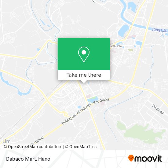 Dabaco Mart map