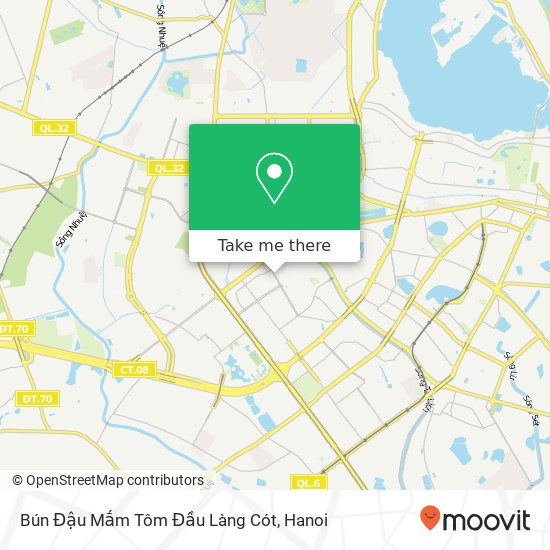 Bún Đậu Mắm Tôm Đầu Làng Cót map