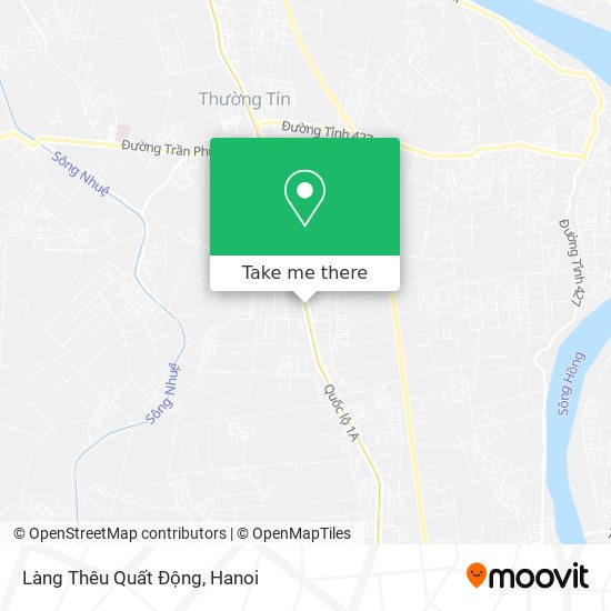 Làng Thêu Quất Động map