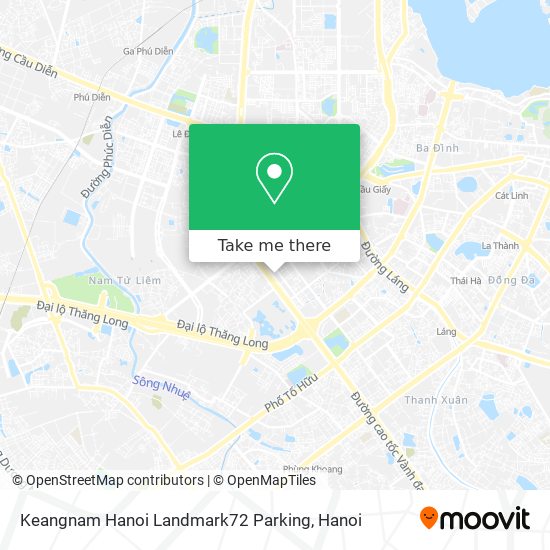 Keangnam Hanoi Landmark72 Parking map