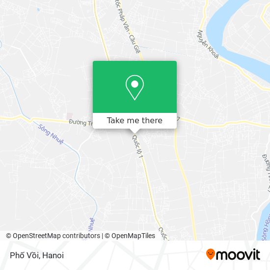 Phố Vồi map