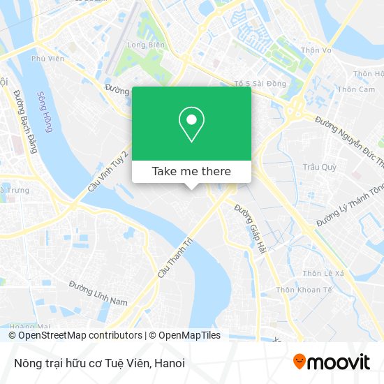 Nông trại hữu cơ Tuệ Viên map