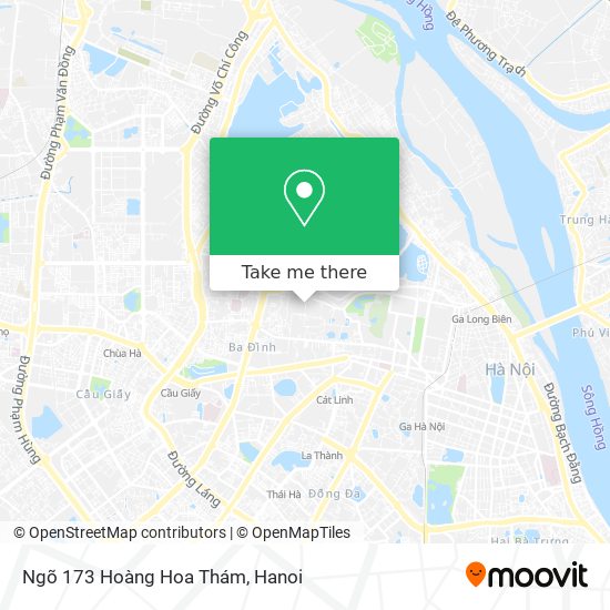 Ngõ 173 Hoàng Hoa Thám map