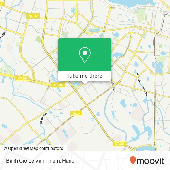 Bánh Giò Lê Văn Thiêm map