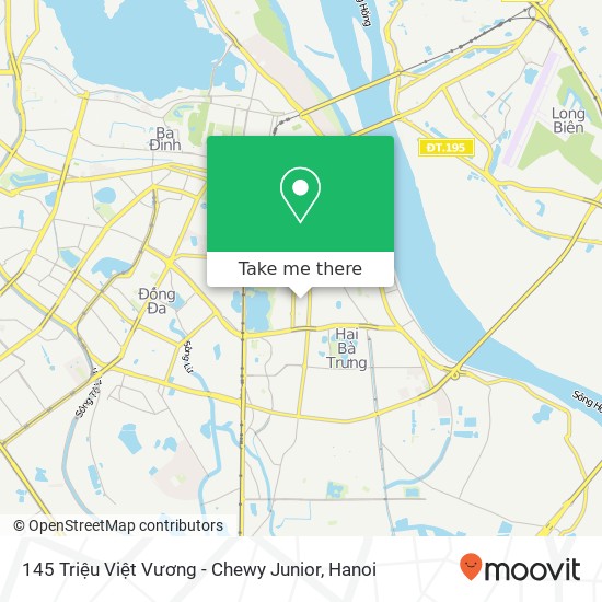 145 Triệu Việt Vương - Chewy Junior map