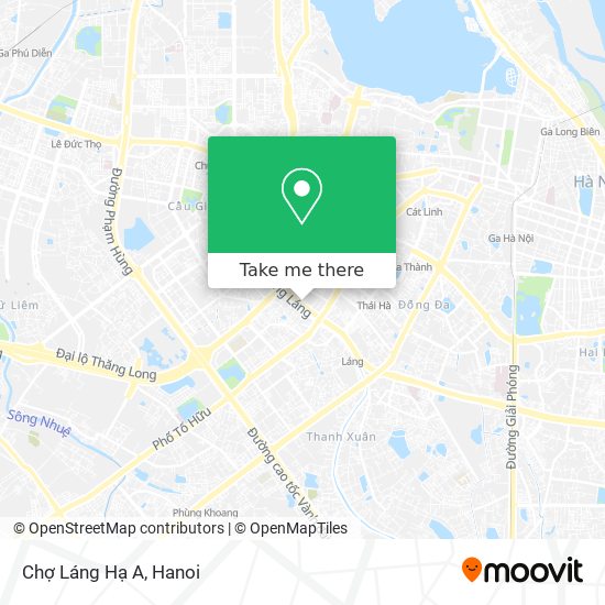 Chợ Láng Hạ A map