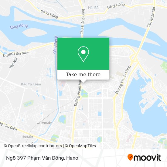 Ngõ 397 Phạm Văn Đồng map