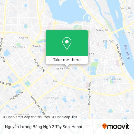 Nguyễn Lương Bằng Ngõ 2 Tây Sơn map