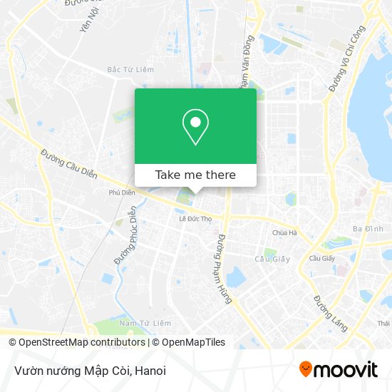 Vườn nướng Mập Còi map