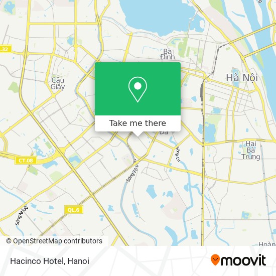 Hacinco Hotel map