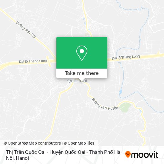 Thị Trấn Quốc Oai - Huyện Quốc Oai - Thành Phố Hà Nội map