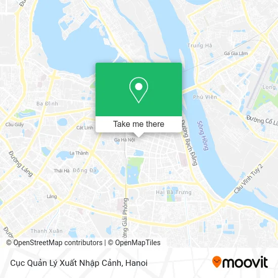 Cục Quản Lý Xuất Nhập Cảnh map