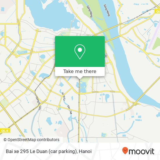Bai xe 295 Le Duan (car parking) map