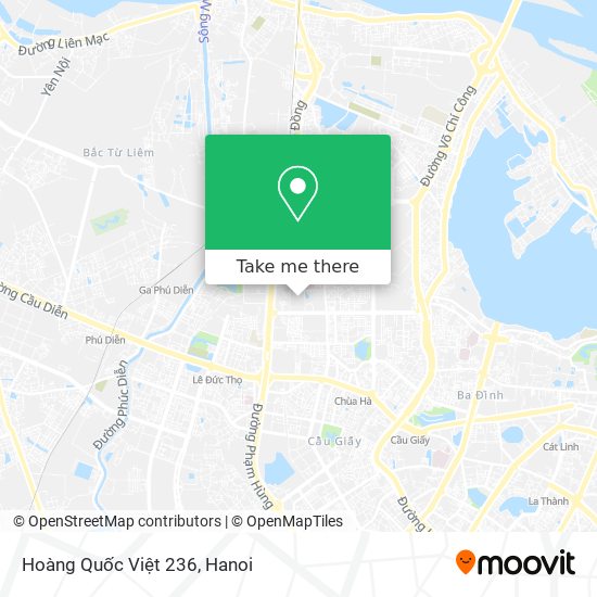 Hoàng Quốc Việt 236 map