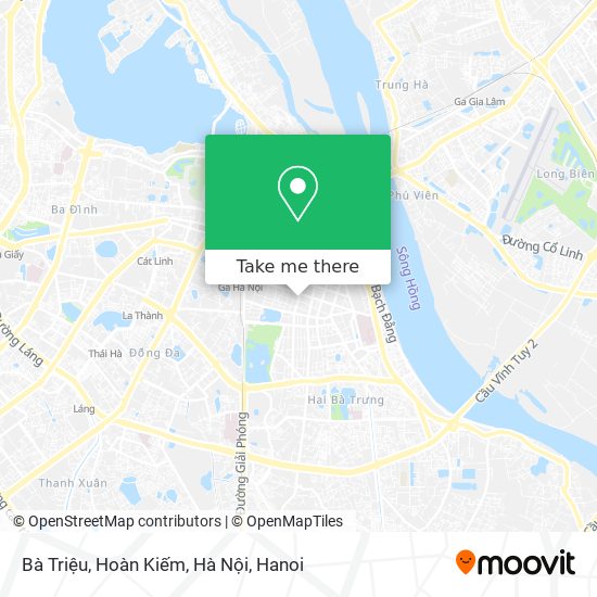 Bà Triệu, Hoàn Kiếm, Hà Nội map