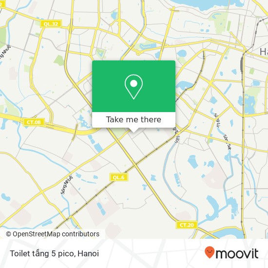 Toilet tầng 5 pico map