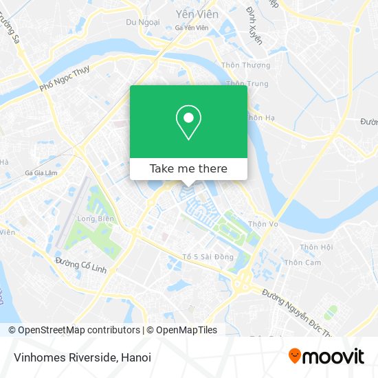 Vinhomes Riverside map