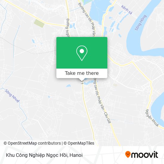 Khu Công Nghiệp Ngọc Hồi map