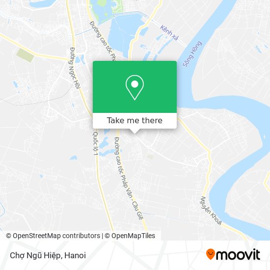 Chợ Ngũ Hiệp map