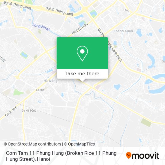 Com Tam 11 Phung Hung (Broken Rice 11 Phung Hung Street) map