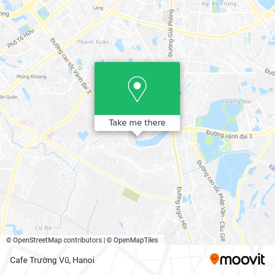 Cafe Trường Vũ map