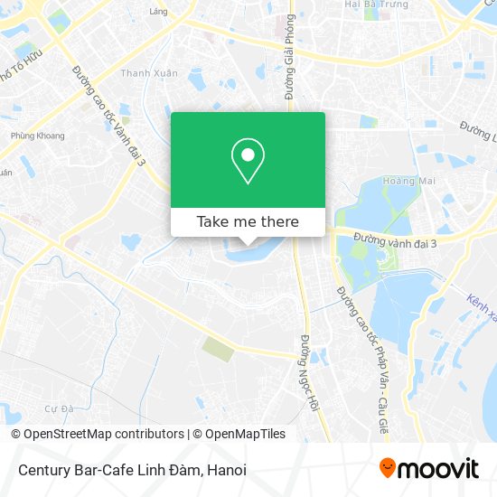 Century Bar-Cafe Linh Đàm map