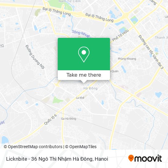Licknbite - 36 Ngô Thì Nhậm Hà Đông map