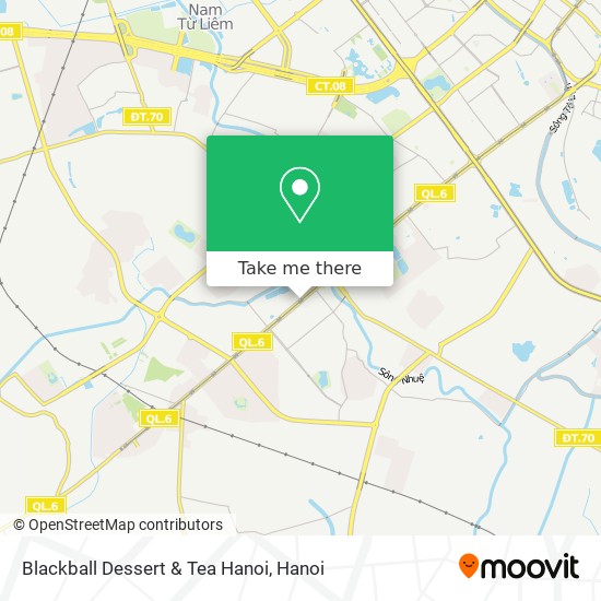 Blackball Dessert & Tea Hanoi map